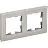 Рамка 2-м IEK BRITE РУ-2-2-БрД BR-M22-G-K30